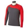 Bauer Pro Long Sleeve Base Layer Mens Top - Dark Grey / Red (2019) -Bauer 02e9c55cb1010b34c8dbb31c6c34a1ee