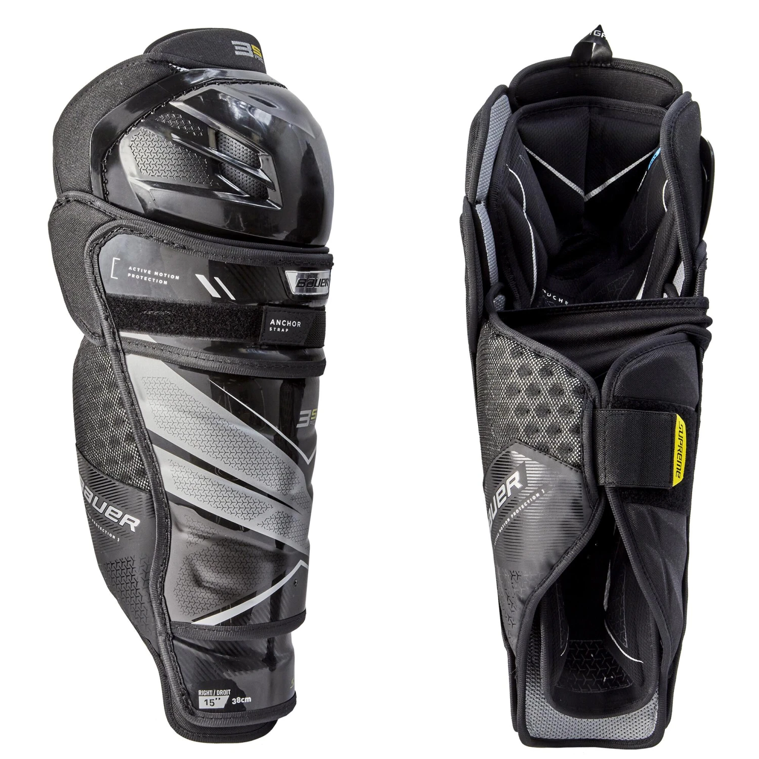 Bauer Supreme 3S Pro Intermediate Hockey Shin Guards (2021) 4 Bauer Supreme 3S Pro Intermediate Hockey Shin Guards (2021) - Image 2