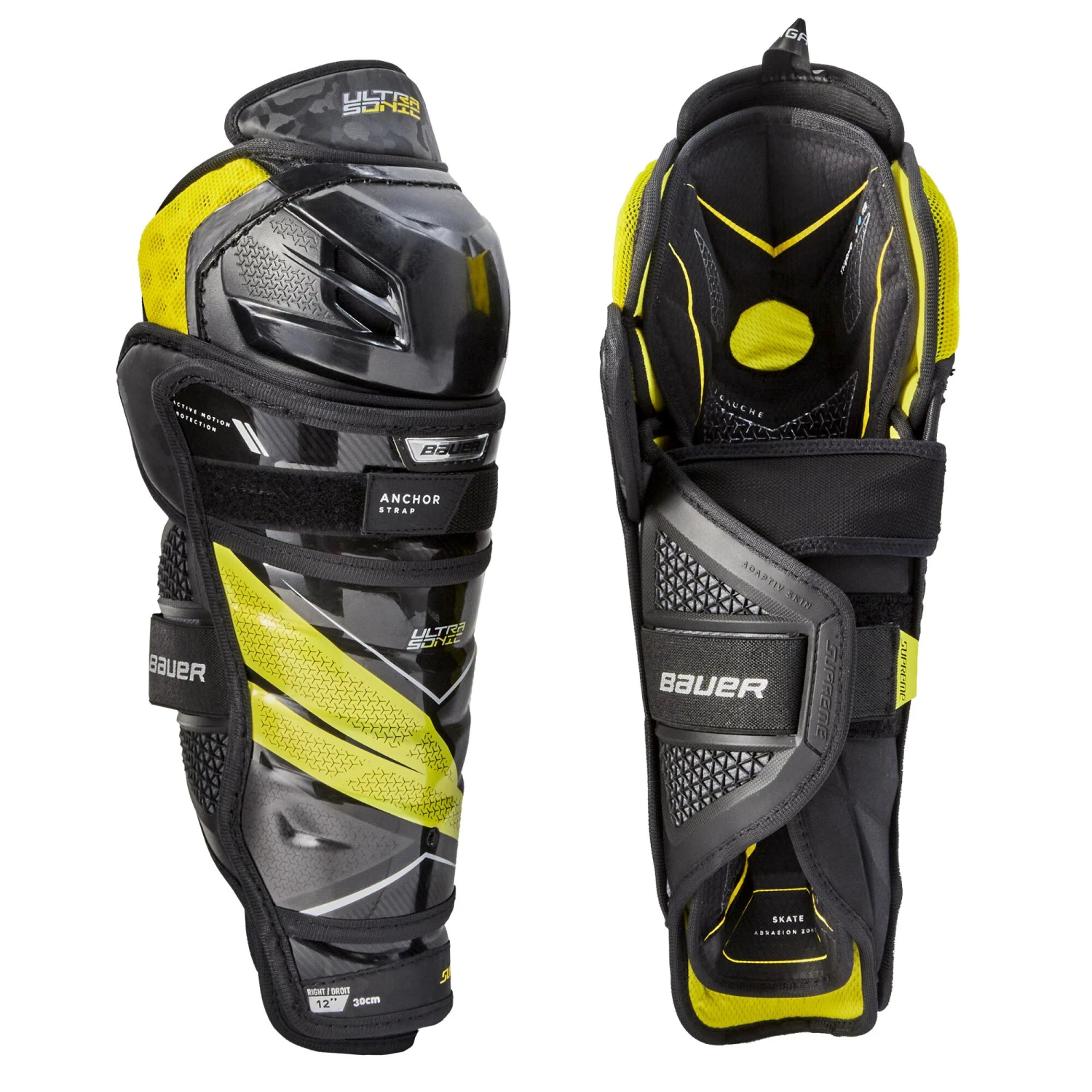 Bauer Supreme Ultrasonic Junior Hockey Shin Guards (2021) 4 Bauer Supreme Ultrasonic Junior Hockey Shin Guards (2021) - Image 2